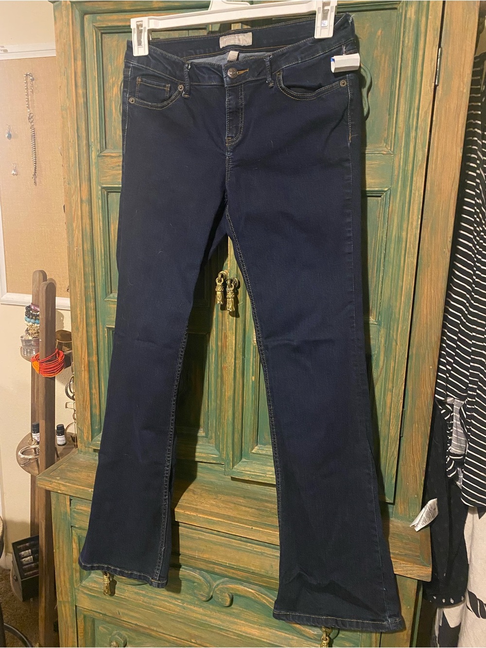 Banana Republic Navy Flare Jeans